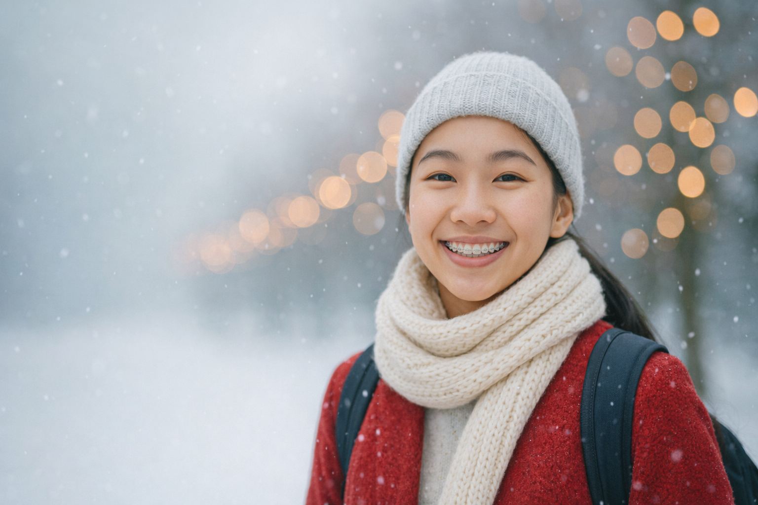 Teen patient at Nexus Orthodontics